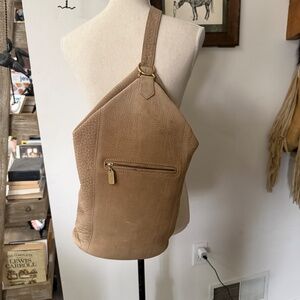 Vintage COACH Sonoma Flat Pack Nubuc #4944 Luxury Designer Sling Backpack